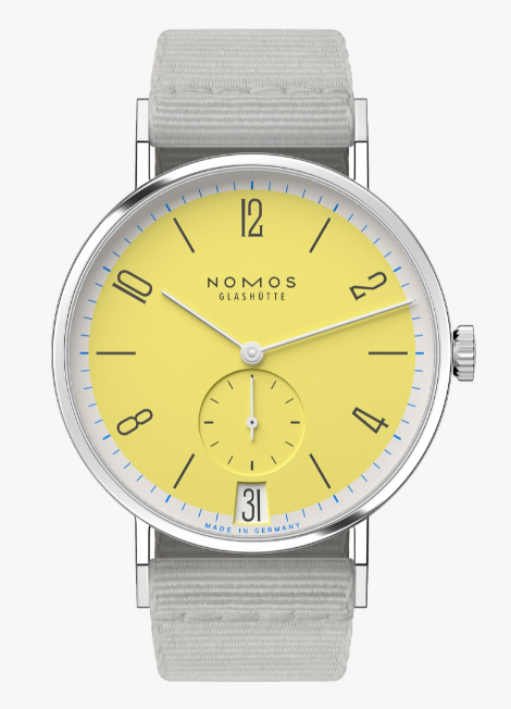 NOMOS GLASHUTTE TANGENTE 38 DATE KANARI 179.S6 Replica Watch